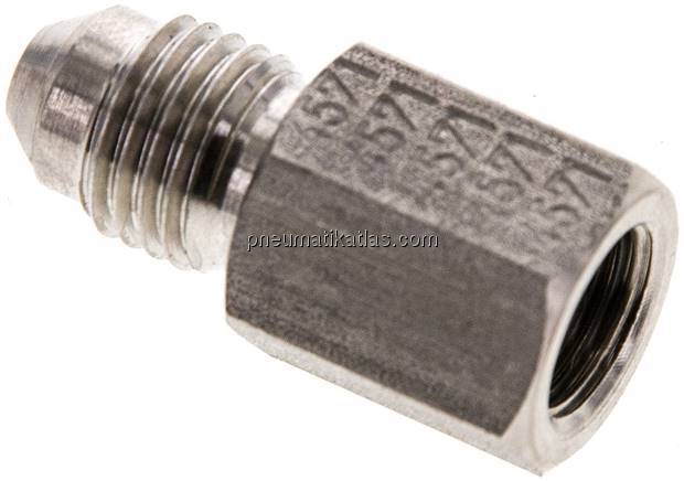 Reduziernippel UNF 7/16"-20(JIC-AG)-G 1/8"(IG), 1.4571