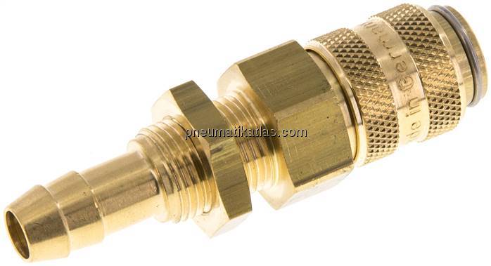 Schott-Kupplungsdose (NW5) 8 (5/16")mm Schlauch, Messing