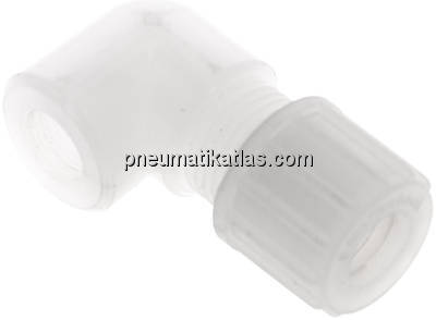 Winkel-Aufschraubverschraubung G 1/8"-10x8mm, PVDF