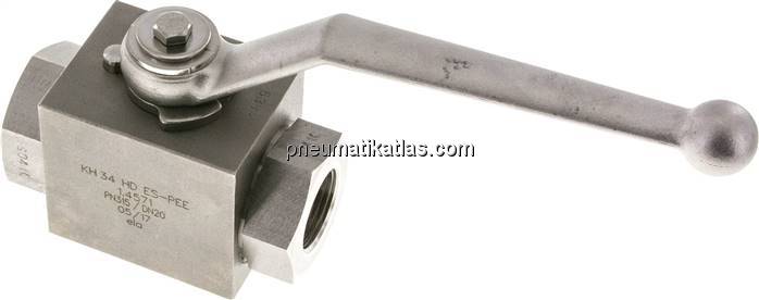 Hochdruck-Kugelhahn, Edelstahl, G 3/4", -0,999 bis 315bar