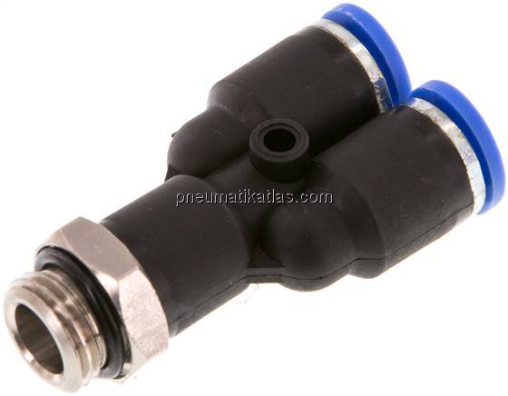 Y-Steckanschluss G 1/4"-8mm, IQS-Standard