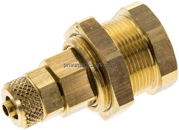 Abreißkupplungsdose (NW5) 6x4mm Schlauch, Messing