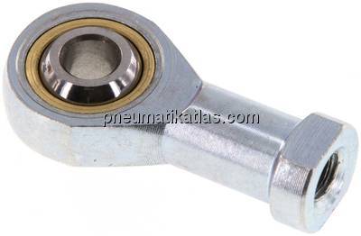 Gelenkkopf, M 6, Stahl verzinkt