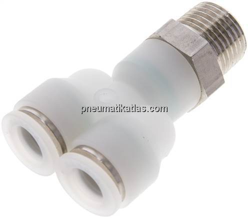 Y-Steckanschluss G 1/2"-12mm, IQS-PVDF