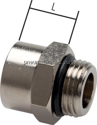 Exemplarische Darstellung: Gewindeverlängerung mit