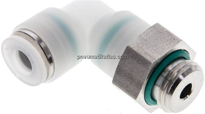 Winkel-Steckanschluss G 1/4"-6mm, IQS-ES LE/IQS-PVDF
