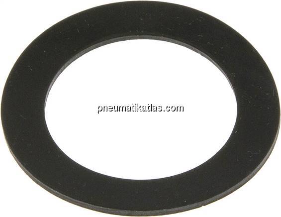 Dichtungen für PVC-U-Losflansche 40 mm (DN32), EPDM