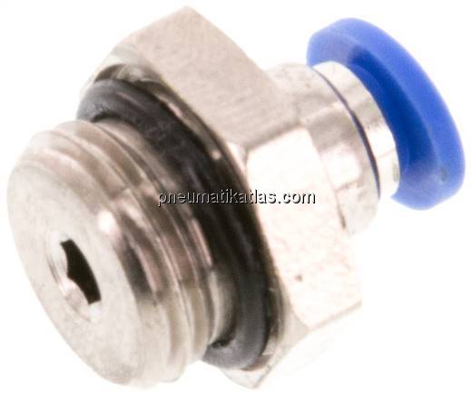 Gerader Steckanschluss G 1/4"-4mm, IQS-Standard