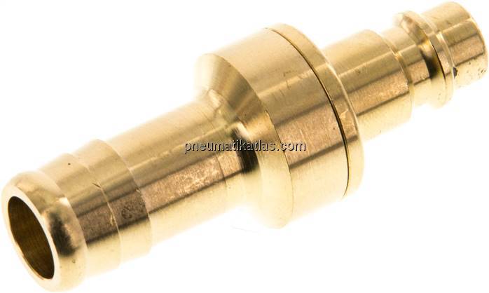 Kupplungsstecker (NW7,2) 13 (1/2")mm Schlauch, Messing