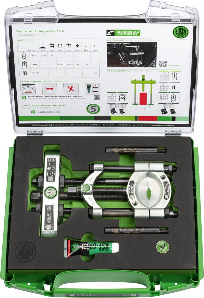Lager-Trenn-/Abziehersatz12-75mm KUKKO