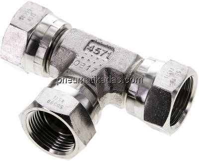 T-Verschraubung,60°Konus G 3/4" (IG), V4A