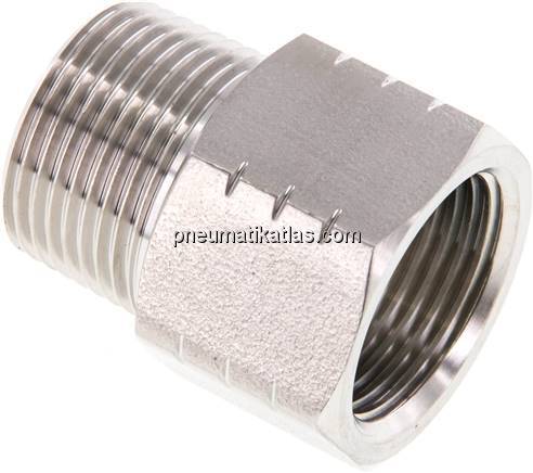 Reduziernippel R 3/4"(AG)-NPT 3/4"(IG), 1.4571