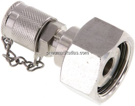 Messanschluss M16x2, 22 L-Dichtkegel, 1.4571