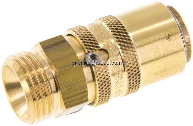 Temperierkupplungsdose 13mm Zapfen,G 1/2"(AG)