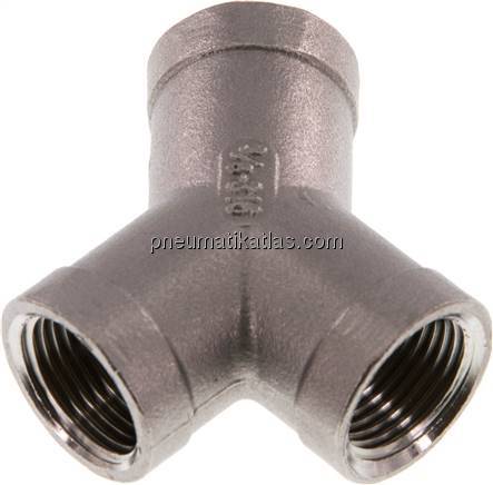 Y-Stück Rp 3/8" (IG), 1.4408