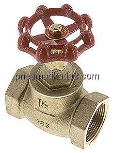 Muffen-Absperrventil, Eco-Line, Messing, G 1-1/2", PN 10