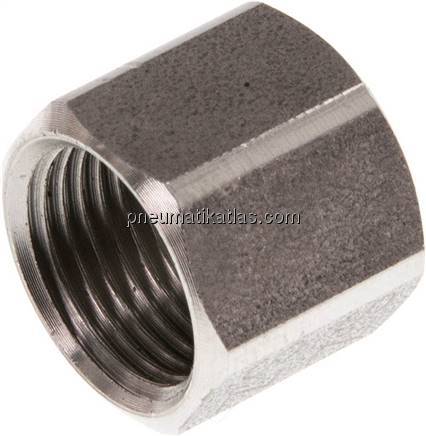 Überwurfmutter f. Schneidringverschr. 8 LL (M12x1), 1.4571