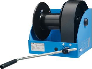 Wandseilwinde SW-W SGO für 10 mm Seil Traglast 1.Lage 1500 kg