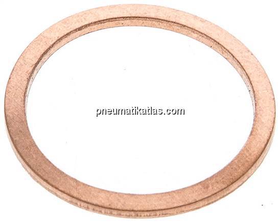 Dichtring aus Kupfer (22,2x26,9x1,5 mm)