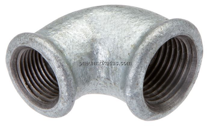 Exemplarische Darstellung: Winkel 90° mit Innengew