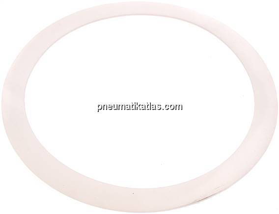 Flanschdichtung DN 250, 274x328x3 mm, Silikon