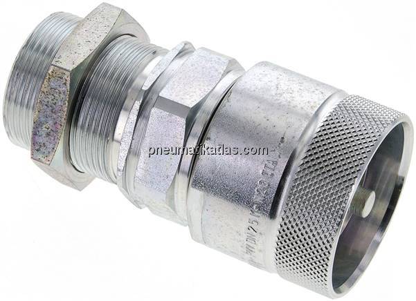 Schott-Schraubkupplung, Stecker Baugr.6, 30 S (M42x2)