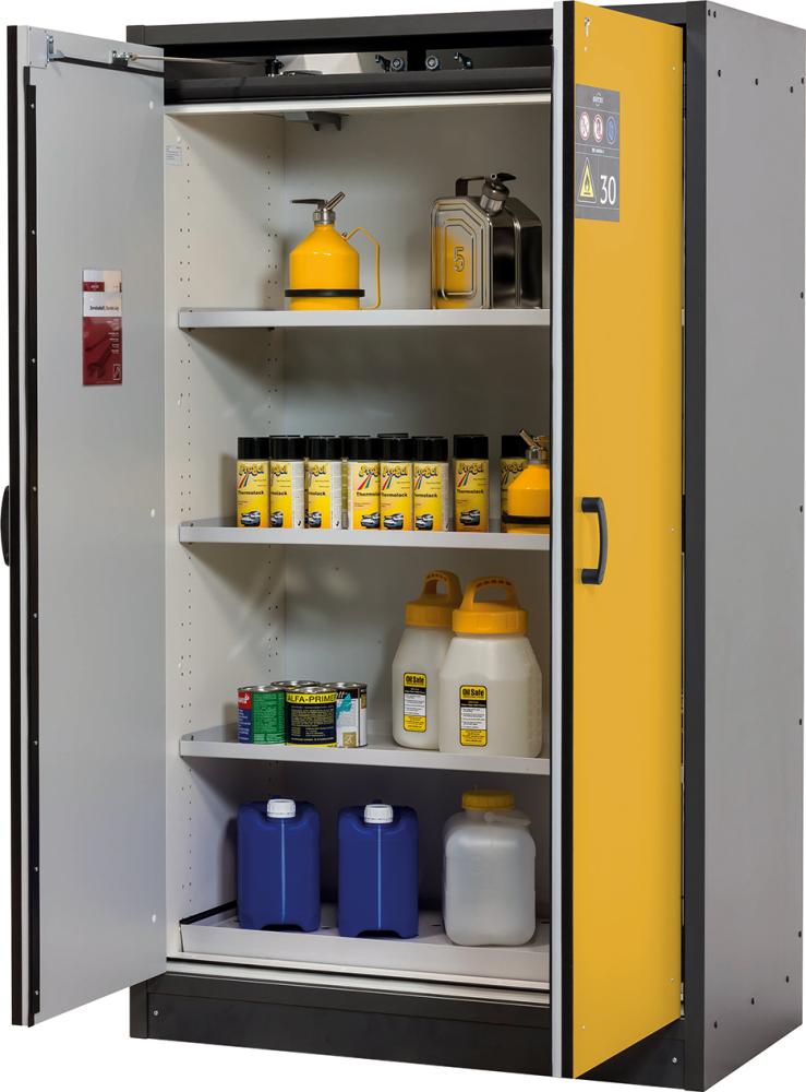 Schrank Q-Classic-30 1164x1947 2Tür.3FB,Gelb