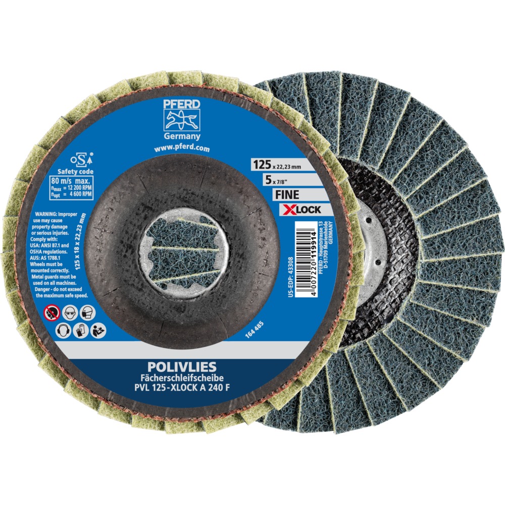 Vlieswerkzeuge PVL 125-X-LOCK A 240 F