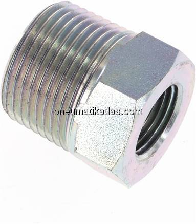 Reduziernippel NPT 3/4"(AG)-NPT 3/8"(IG), Stahl verzinkt