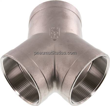 Y-Stück Rp 3" (IG), 1.4408