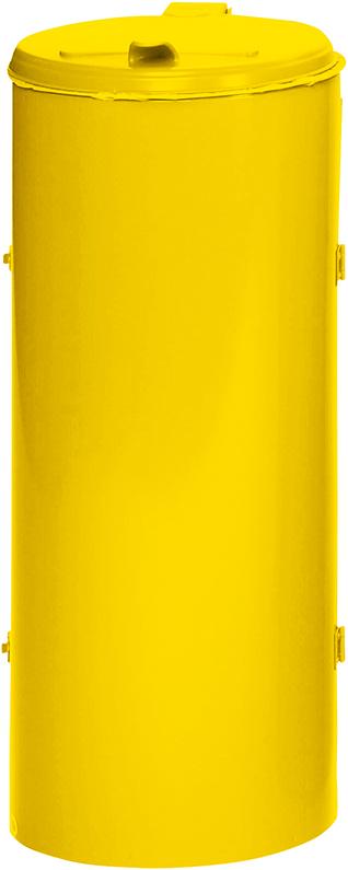 Abfallsammler mit Tür 120 l gelb H 900 mm VAR