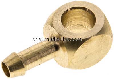 Ringstück für L-Gewindetülle G 1/8"-6 (1/4")mm, Messing