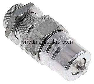 Schott-Steckkupplung ISO7241-1A, Stecker Baugr.6, 22 L (M30x2)