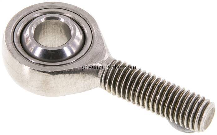 Gelenkkopf, Außengewinde M 10, Edelstahl