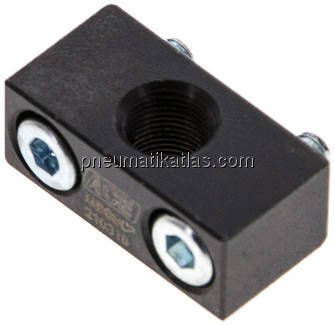 ACE-Klemmflansch, M 6x0,5, seitliche Befestigung