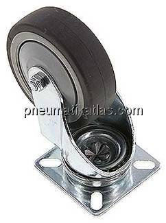 Apparaterolle, Lenkrolle, 75mm