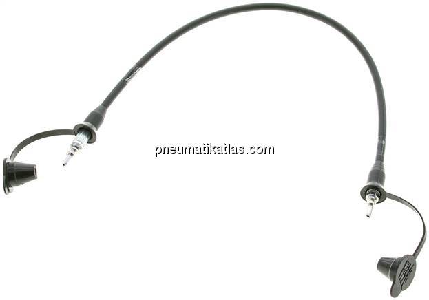 Messschlauch, 400mm, Steckanschluss - Steckanschluss