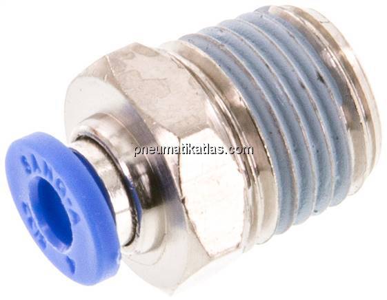 Gerader Steckanschluss R 1/4"-4mm, IQS-Standard