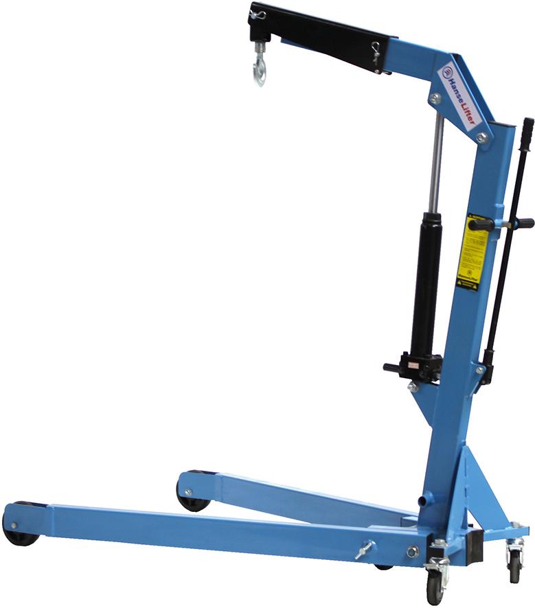 Werkstattkran 500 kg V-Gabelträger, klappbar