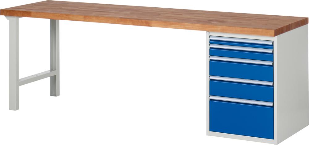 Werkbank Modell 7511 2500x700x840mm