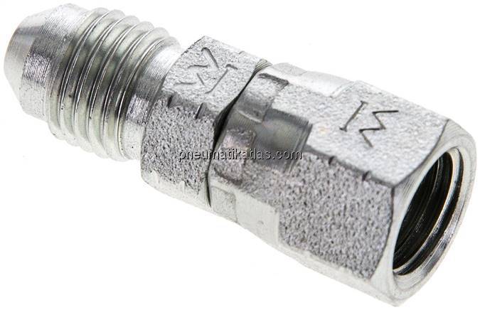 Reduziernippel UNF 7/16"-20(JIC-AG)-UNF 7/16"-20(JIC-IG)