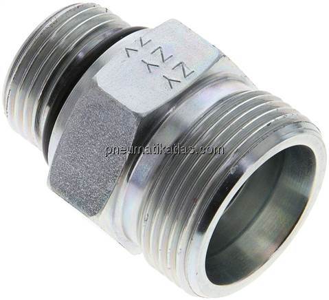 Gerade Schneidringverschr. UN 1-1/16"-12-25 S (M36x2), ohne Mutter & Schneidring