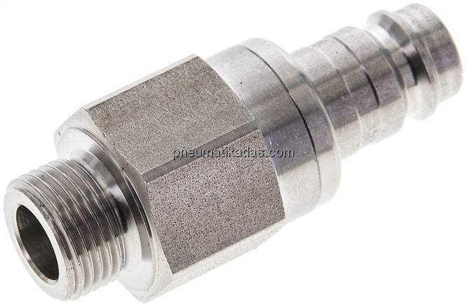 Kupplungsstecker (NW10) G 3/8"(AG), Edelstahl