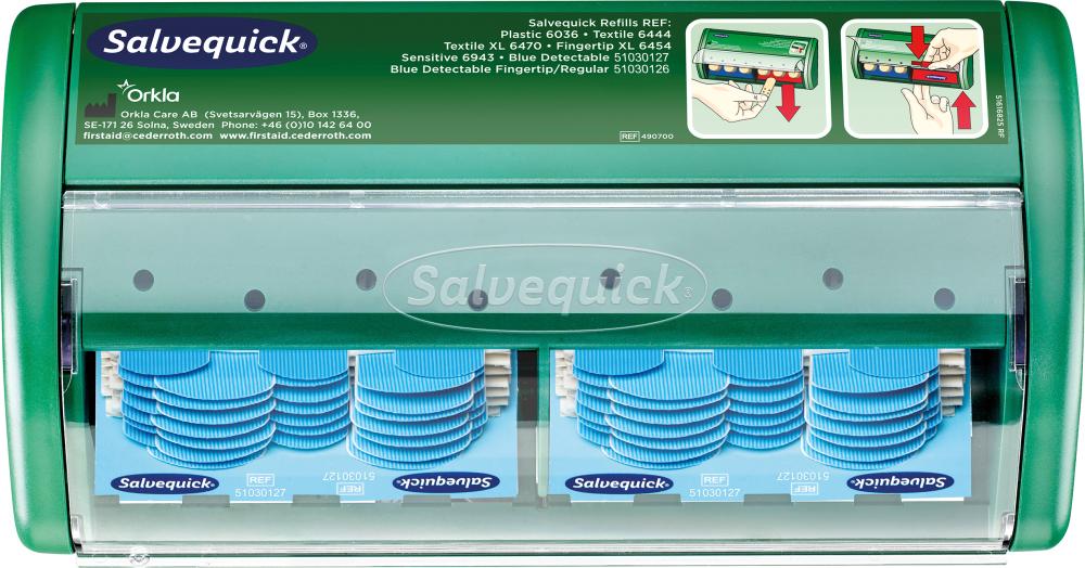 Salvequick Pflasterspend.detektierbar,2x35Pflaster