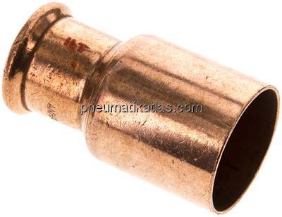 Pressfitting Reduziernippel 42x28mm (außenxinnen)