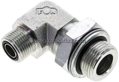 ORFS-Winkeleinschraubverschraubung UN 13/16"-16-G 3/4"