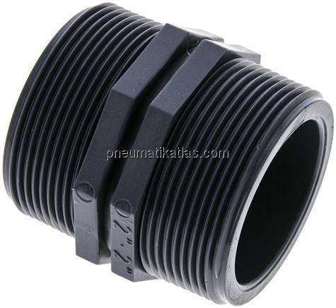 Doppelnippel G 2"-G 2", Polypropylen