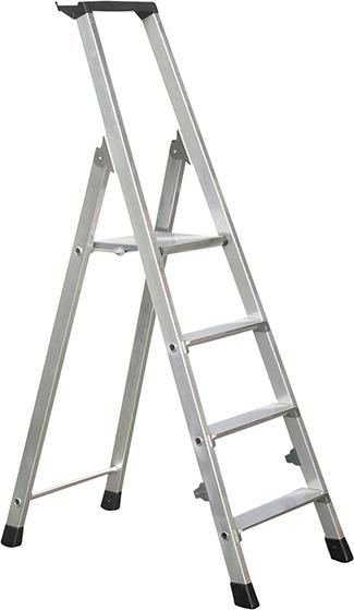 Stufenleiter Nova S 4 Stufen Plattformhöhe 0,83 m Arbeitshöhe 2,85 m ZARGES