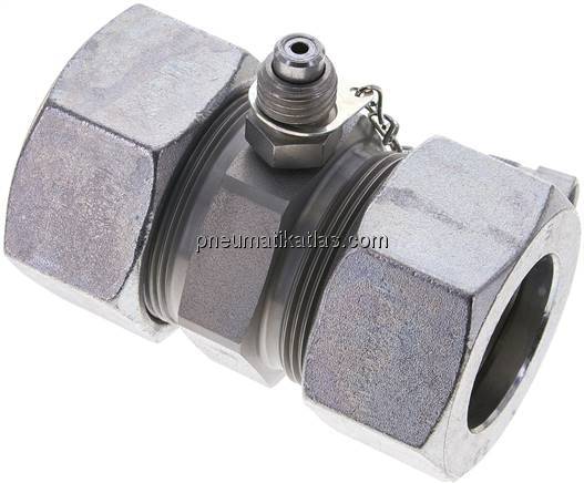 Messanschluss M16x2, 38 S (M52x2)-HD-Verschraubung, Stahl verzinkt