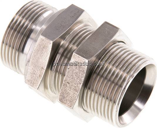 Schottnippel, 60°-Kegel G 1-1/4", 1.4436